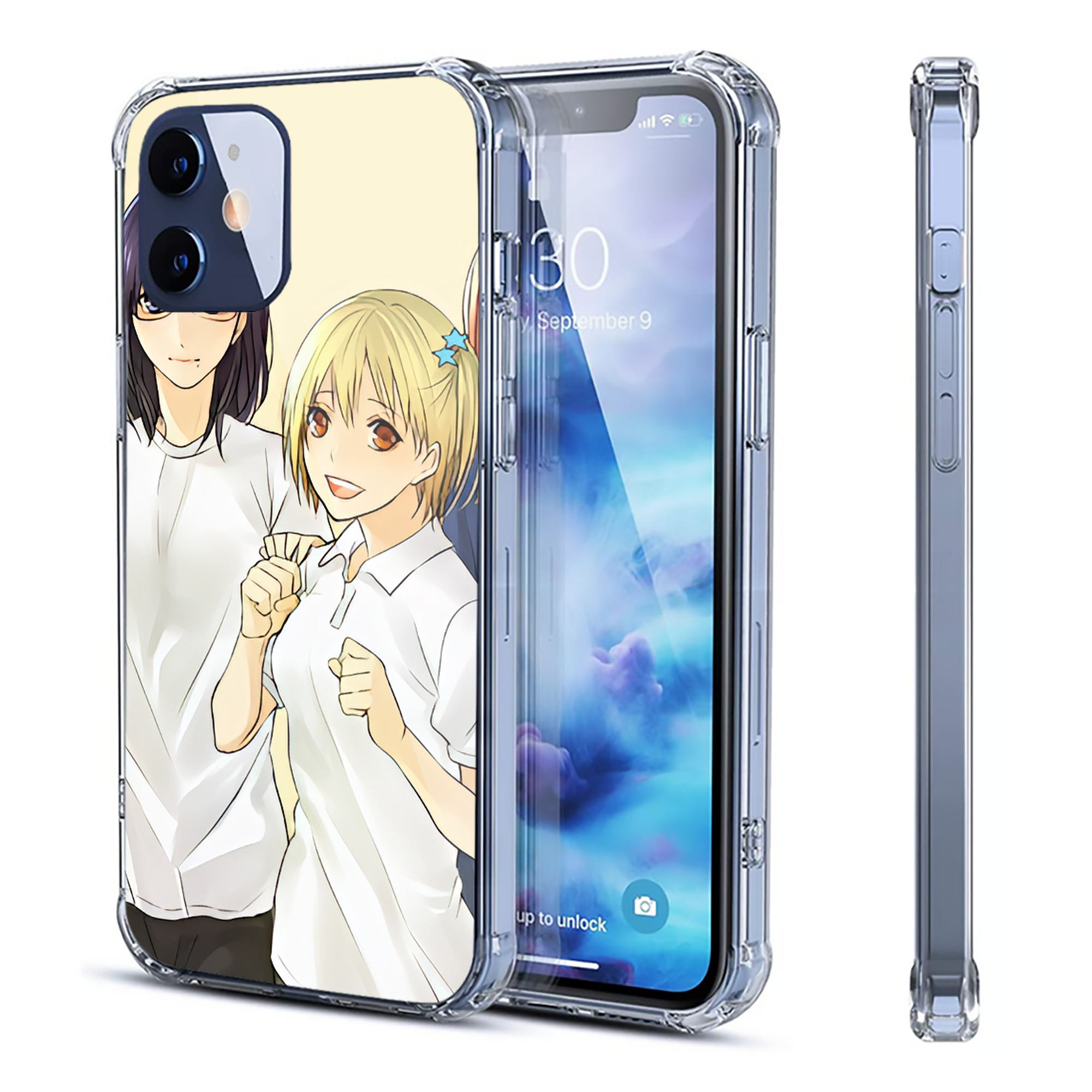 （画像用） ハイキュー!! Haikyu!! 【iPhone 12シリーズ対応】透明スマホケース（クリアソフトケース）